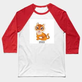 Cute tiger Chinese New Year 2022 Year of the Tiger Baseball T-Shirt